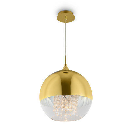 Lampa wisząca szklano-metalowa złota P140-PL-170-1-G z serii Fermi - Lampy Maytoni