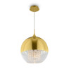 Lampa wisząca szklano-metalowa złota P140-PL-170-1-G z serii Fermi - Lampy Maytoni