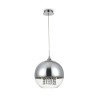 Lampa wisząca szklano-metalowa niklowa P140-PL-170-1-N z serii Fermi - Lampy Maytoni