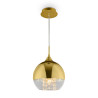 Lampa wisząca szklano-metalowa złota P140-PL-110-1-G z serii Fermi - Lampy Maytoni