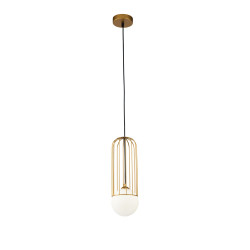 Lampa wisząca szklana złota P361PL-01G z serii Telford - Lampy Maytoni