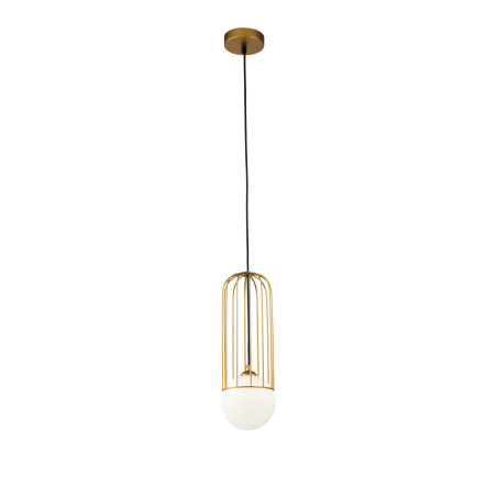 Lampa wisząca szklana złota P361PL-01G z serii Telford - Lampy Maytoni