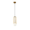 Lampa wisząca szklana złota P361PL-01G z serii Telford - Lampy Maytoni