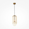 Lampa wisząca szklana złota P362PL-01G z serii Telford - Lampy Maytoni