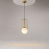 Lampa wisząca szklana złota P362PL-01G z serii Telford - Lampy Maytoni