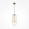 Lampa wisząca szklana złota P363PL-01G z serii Telford - Lampy Maytoni