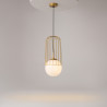 Lampa wisząca szklana złota P363PL-01G z serii Telford - Lampy Maytoni