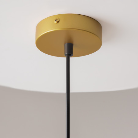 Lampa wisząca szklana złota P363PL-01G z serii Telford - Lampy Maytoni