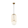 Lampa wisząca szklana złota P363PL-01G z serii Telford - Lampy Maytoni