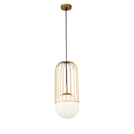 Lampa wisząca szklana złota P363PL-01G z serii Telford - Lampy Maytoni