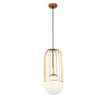 Lampa wisząca szklana złota P363PL-01G z serii Telford - Lampy Maytoni