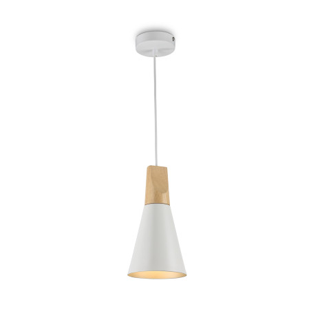 Lampa wisząca metalowa biała P359-PL-140-W z serii Bicones - Lampy Maytoni