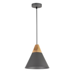 Lampa wisząca metalowa szara P359-PL-220-C z serii Bicones - Lampy Maytoni