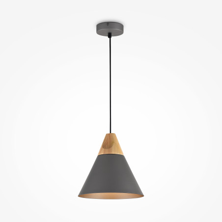 Lampa wisząca metalowa szara P359-PL-220-C z serii Bicones - Lampy Maytoni