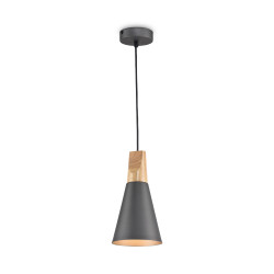 Lampa wisząca metalowa szara P359-PL-140-C z serii Bicones - Lampy Maytoni