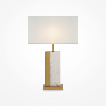 Lampa stołowa bawełniana mosiężna Z031TL-01BS z serii Bianco - Lampy Maytoni
