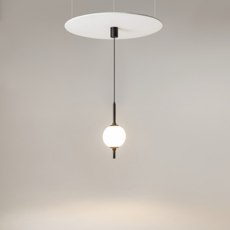 Lampa wisząca szklana czarna Z020PL-L6B3K z serii The Sixth Sense - Lampy Maytoni