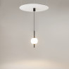 Lampa wisząca szklana czarna Z020PL-L6B3K z serii The Sixth Sense - Lampy Maytoni