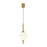 Lampa wisząca szklana mosiężna Z020PL-L6BS3K z serii The Sixth Sense - Lampy Maytoni