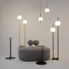 Lampa wisząca szklana mosiężna Z020PL-L6BS3K z serii The Sixth Sense - Lampy Maytoni
