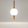Lampa wisząca szklana mosiężna Z020PL-L6BS3K z serii The Sixth Sense - Lampy Maytoni