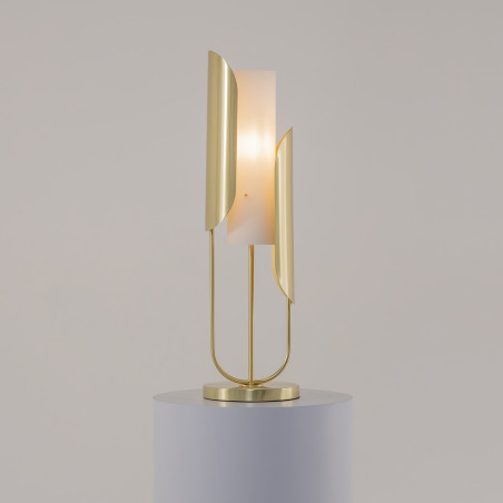 Lampa stołowa szklana złota Z014TL-01G z serii Сipresso - Lampy Maytoni