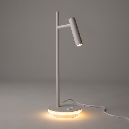 Lampa stołowa metalowa biała Z010TL-L8W3K z serii Estudo - Lampy Maytoni
