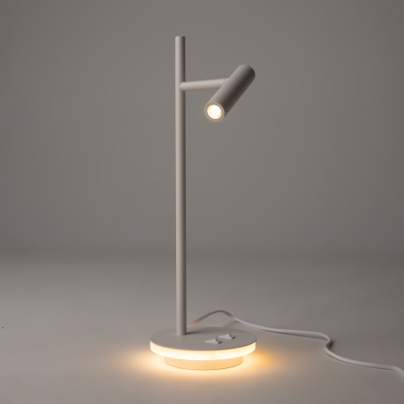 Lampa stołowa metalowa biała Z010TL-L8W3K z serii Estudo - Lampy Maytoni
