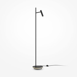 Lampa podłogowa metalowa czarna Z010FL-L8B3K z serii Estudo - Lampy Maytoni