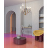 Lampa wisząca szklana mosiężna 3-punktowa MOD223PL-03BS z serii Arco - Lampy Maytoni