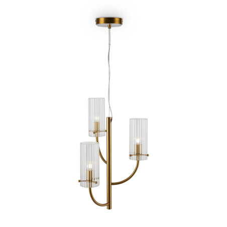 Lampa wisząca szklana mosiężna 3-punktowa MOD223PL-03BS z serii Arco - Lampy Maytoni