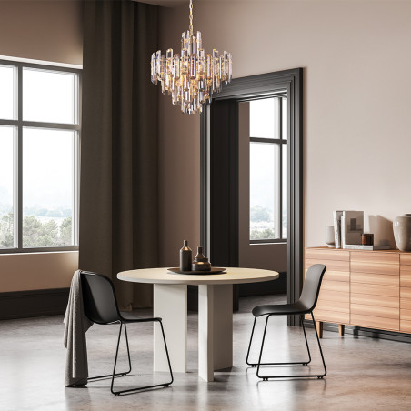 Lampa wisząca szklana złota 6-punktowa DIA200PL-06G z serii Flare - Lampy Maytoni