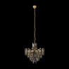 Lampa wisząca szklana złota 6-punktowa DIA200PL-06G z serii Flare - Lampy Maytoni