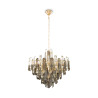 Lampa wisząca szklana złota 8-punktowa DIA200PL-08G z serii Flare - Lampy Maytoni