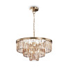 Lampa wisząca kryształowa złota 7-punktowa MOD085PL-07G z serii Revero - Lampy Maytoni