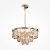 Lampa wisząca kryształowa złota 7-punktowa MOD085PL-07G z serii Revero - Lampy Maytoni