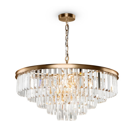 Lampa wisząca kryształowa mosiężna 12-punktowa MOD085PL-12BS z serii Revero - Lampy Maytoni
