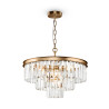 Lampa wisząca kryształowa mosiężna 7-punktowa MOD085PL-07BS z serii Revero - Lampy Maytoni