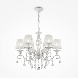 Lampa wisząca biała 6-punktowa ARM247-06-G z serii Grace - Lampy Maytoni