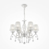 Lampa wisząca biała 6-punktowa ARM247-06-G z serii Grace - Lampy Maytoni