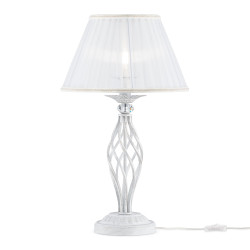 Lampa stołowa biała ARM247-00-G z serii Grace - Lampy Maytoni