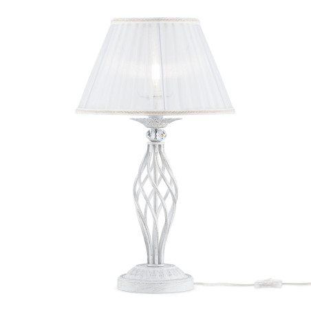 Lampa stołowa biała ARM247-00-G z serii Grace - Lampy Maytoni
