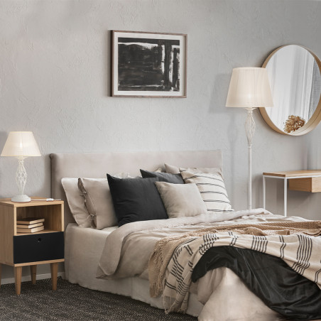 Lampa podłogowa biała ARM247-11-G z serii Grace - Lampy Maytoni