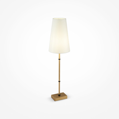 Lampa stołowa tekstylna mosiężna H001TL-01BS z serii Zaragoza - Lampy Maytoni