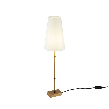 Lampa stołowa tekstylna mosiężna H001TL-01BS z serii Zaragoza - Lampy Maytoni