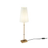 Lampa stołowa tekstylna mosiężna H001TL-01BS z serii Zaragoza - Lampy Maytoni