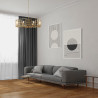 Lampa wisząca metalowa złota 8-punktowa H009PL-08G z serii Bowi - Lampy Maytoni