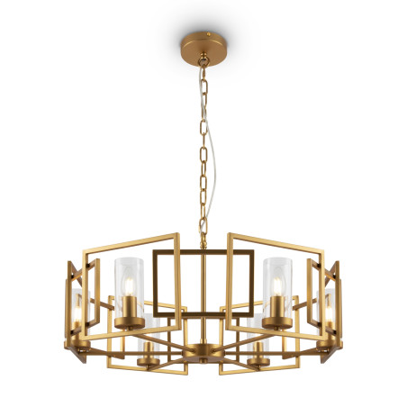 Lampa wisząca metalowa złota 6-punktowa H009PL-06G z serii Bowi - Lampy Maytoni
