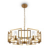 Lampa wisząca metalowa złota 6-punktowa H009PL-06G z serii Bowi - Lampy Maytoni