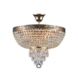 Żyrandol metalowy złoty 5-punktowy DIA890-CL-05-G z serii Palace - Lampy Maytoni